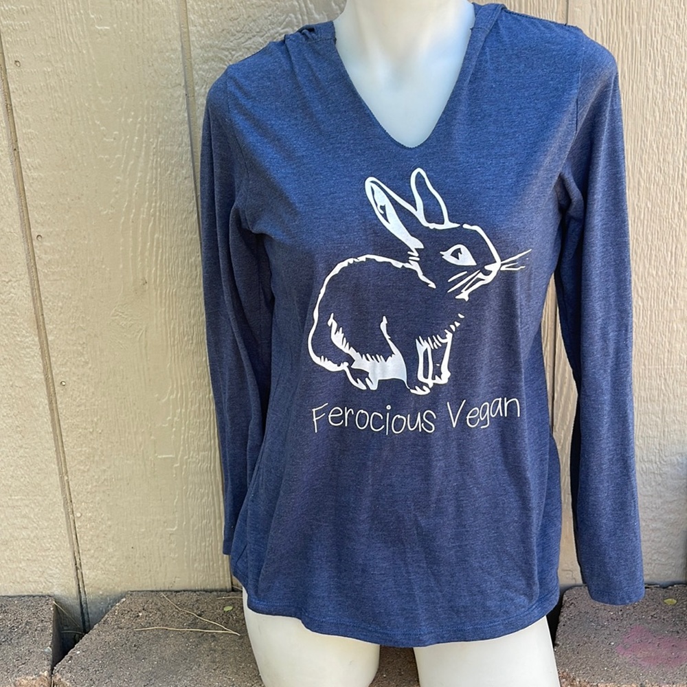 Long sleeve T-shirt with hood